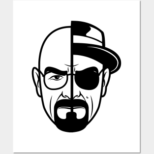 Mr white and dr Heisenberg Posters and Art